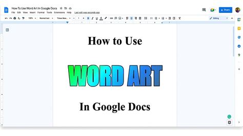 How to Do Word Art on Google Docs: A Guide with Q&A